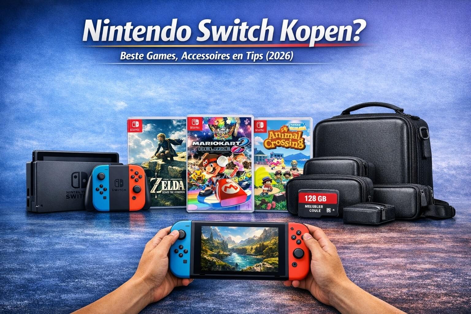 Nintendo Switch console met games en accessoires 2026