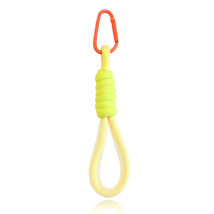 Sleutelhanger/Telefoonkoord met Handige Gesp – Geel, Fluor Geel & Oranje