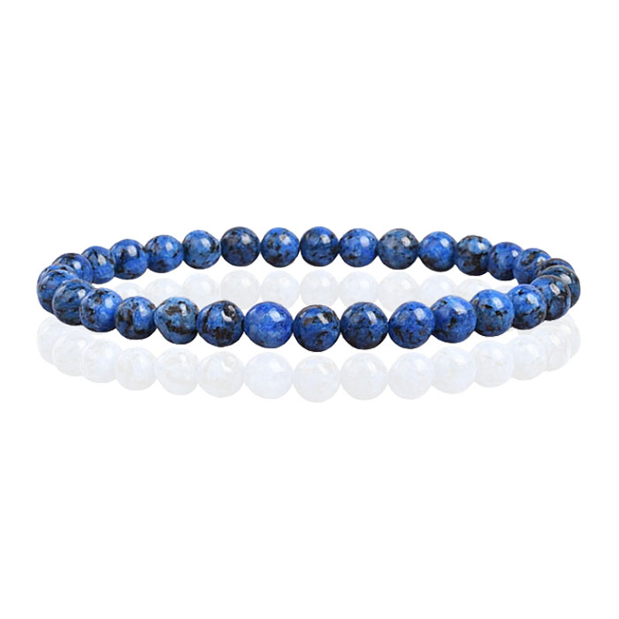 6mm Memphis Natuursteen Armband – Sodalite