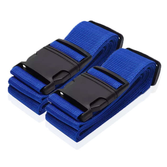 Bagageband – 2x Kofferriem Blauw