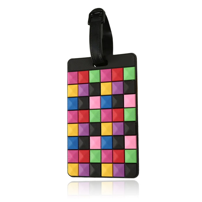 Bagagelabel – Squares