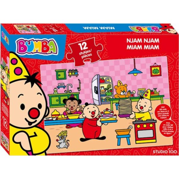 Bumba Puzzel 12 Stukjes Njam Njam