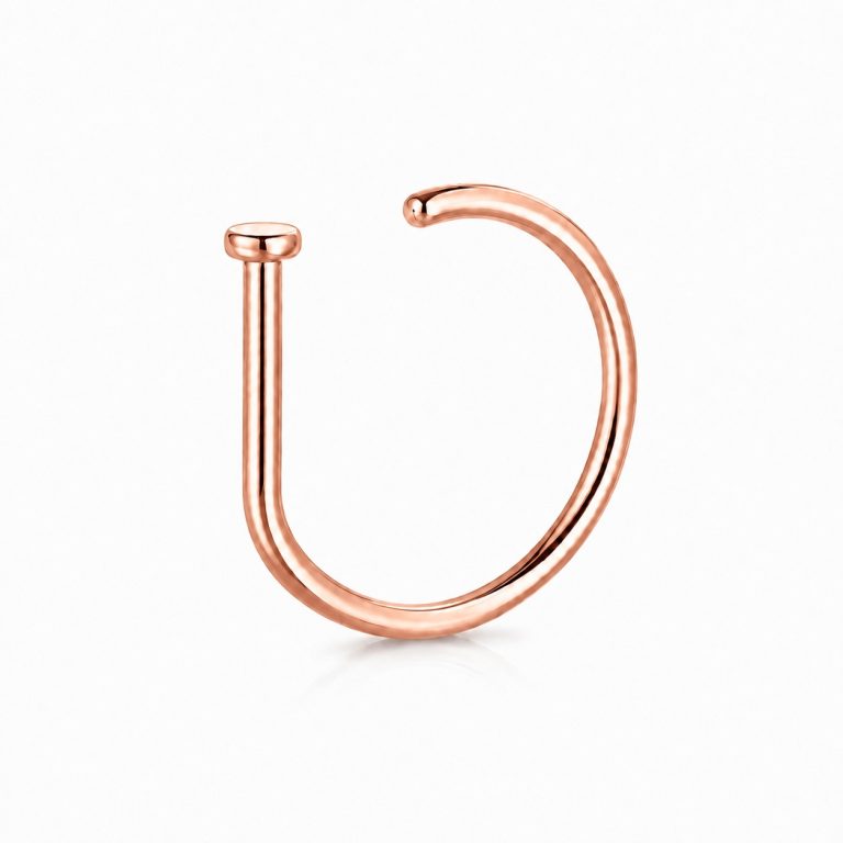 Cilla Jewels Roségoudkleurige Fake Neusring van Edelstaal