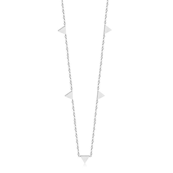 Cilla Jewels dames ketting Edelstaal Zilverkleurig Driehoek