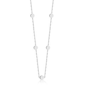 Cilla Jewels dames ketting Edelstaal Zilverkleurig Muntjes