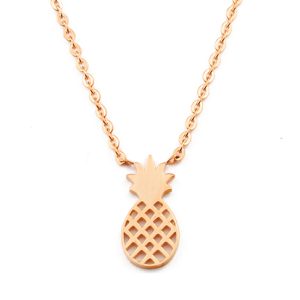Cilla Jewels dames ketting Pineapple rosegoud Verguld