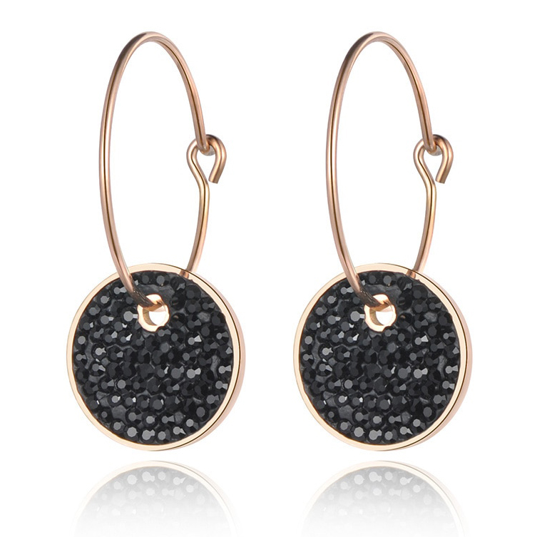 Cilla Jewels Damesoorbellen Black Crystal Storms