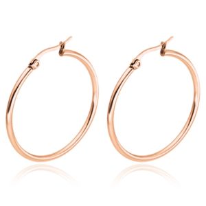 Cilla Jewels Hoop oorringen Dames Edelstaal Rose-30mm