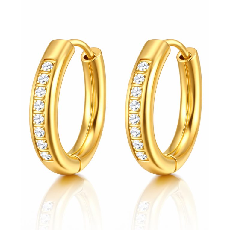 Cilla Jewels Oorringen Goudkleurig Zirkonia