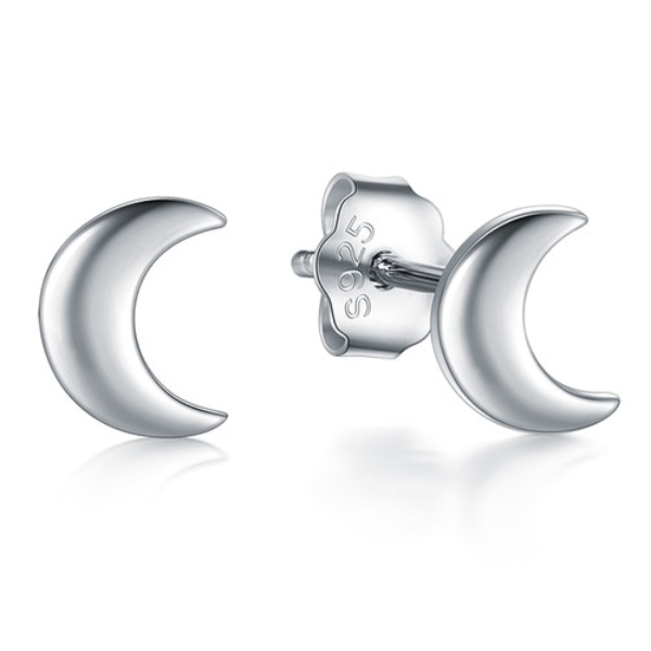 Cilla Jewels dames oorknoppen 925 Zilver Moon