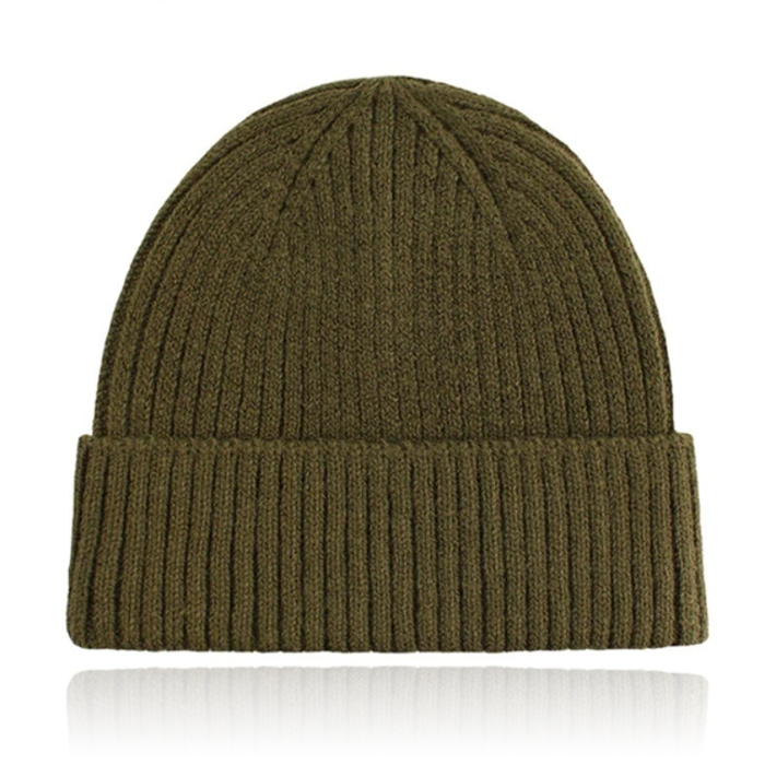 Classic Beanie Muts Dames – Army Green