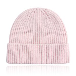 Classic Beanie Muts Dames – Baby Pink