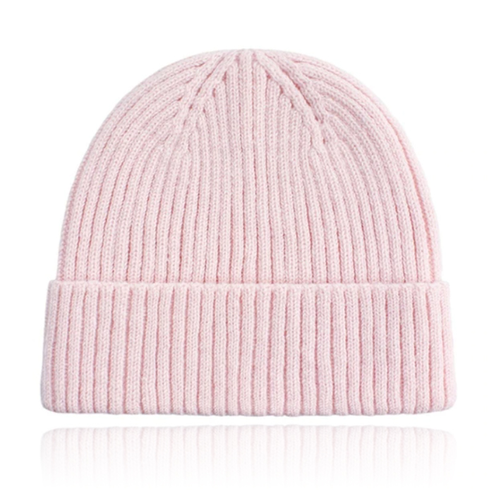 Classic Beanie Muts Dames – Baby Pink