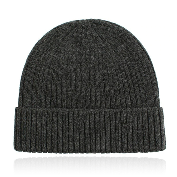 Classic Beanie Muts Dames – Dark Grey