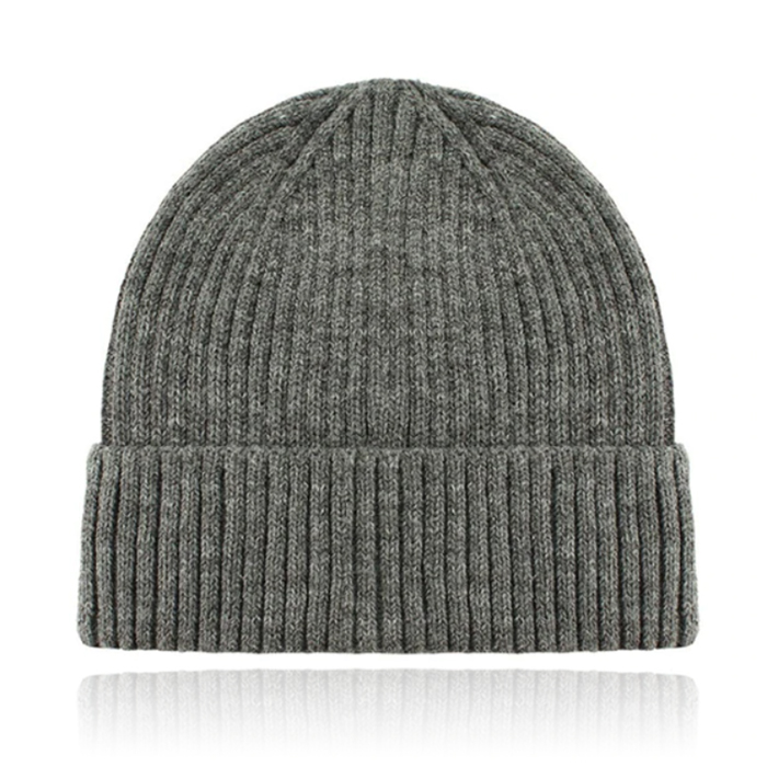 Classic Beanie Muts Dames – Medium Grey