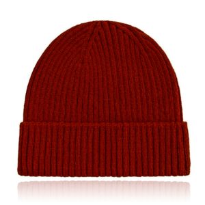 Classic Beanie Muts Dames – Red Wine