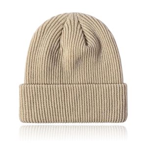 Dames Muts Beanie geribbeld – Khaki