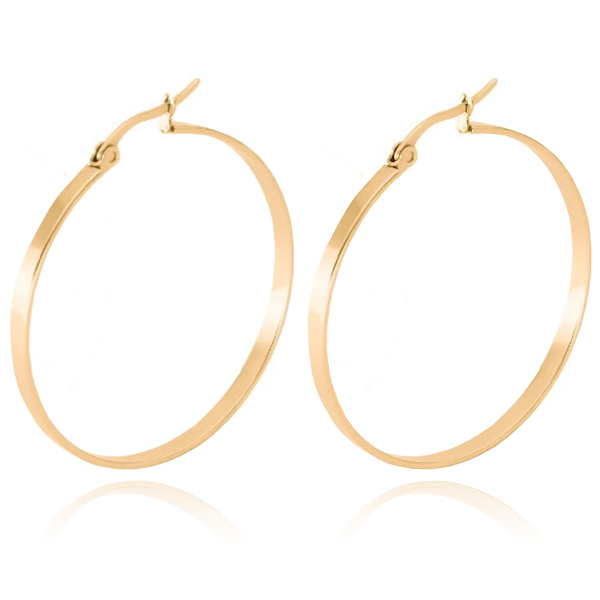 Dames oorringen Cilla Jewels Edelstaal Goudkleurig-60mm