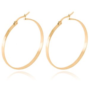 Dames oorringen Cilla Jewels Edelstaal Goudkleurig-40mm