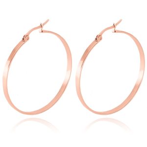 Dames oorringen Cilla Jewels Edelstaal Rose-30mm
