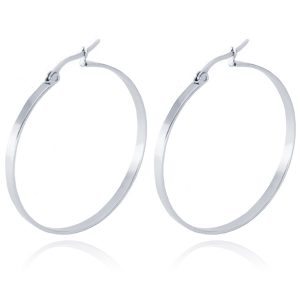 Dames oorringen Cilla Jewels Edelstaal Zilverkleurig-30mm