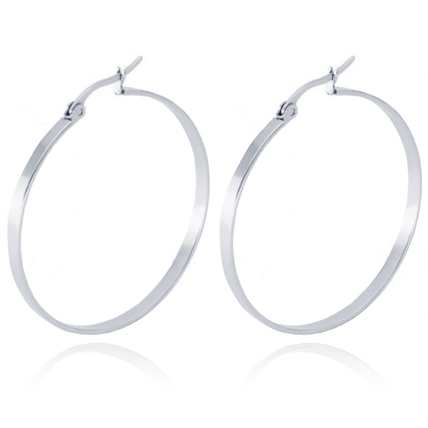 Dames oorringen Cilla Jewels Edelstaal Zilverkleurig-30mm