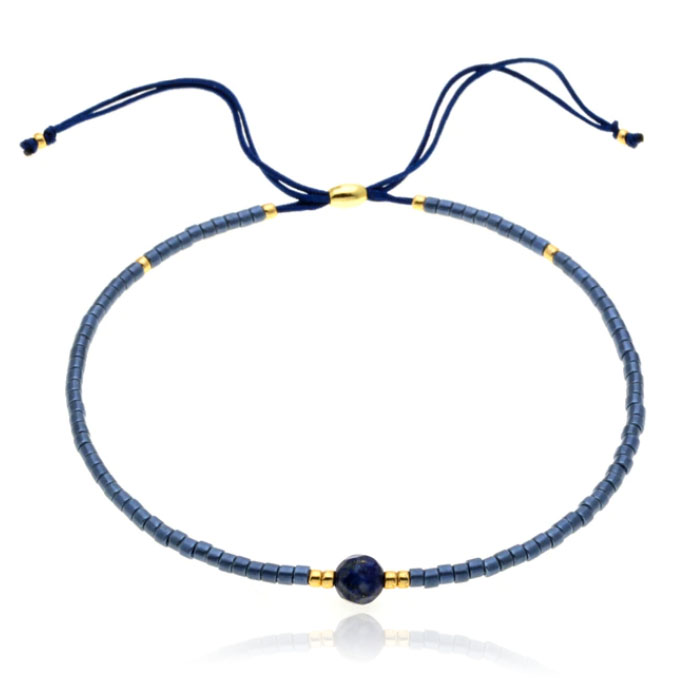 Deja Armband Miyuki Glas kralen – Dark Blue