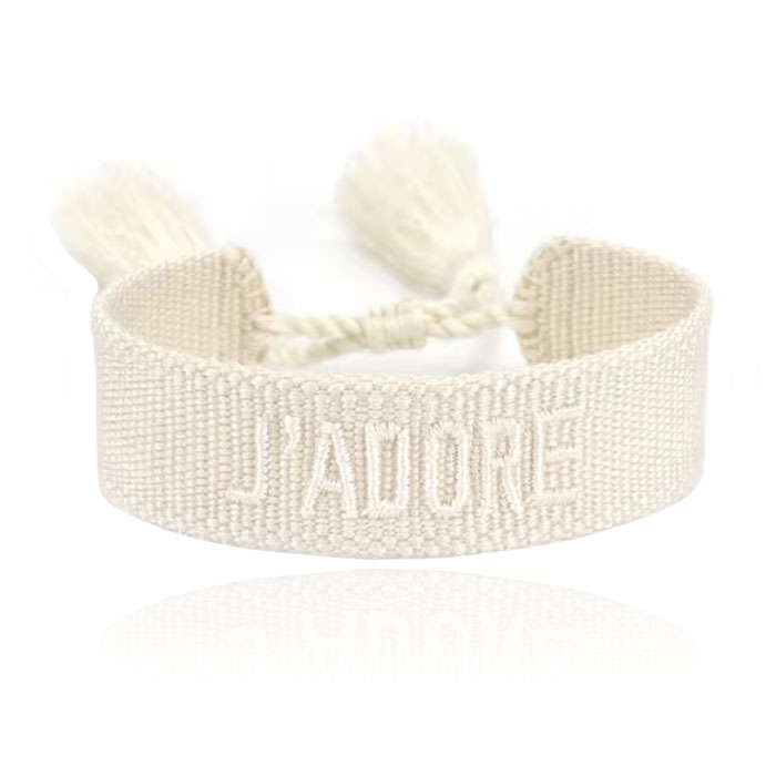 Deja J'adore Minimalistische Armband – Wit