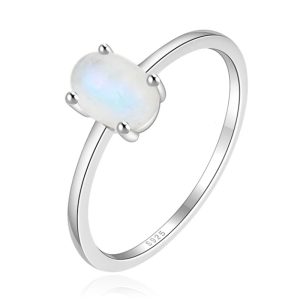 Elenza .925 Zilveren Ring met Opaalsteen-17mm