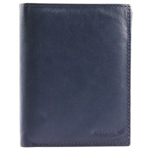 Excellanc heren portemonnee leer Billfold Blauw