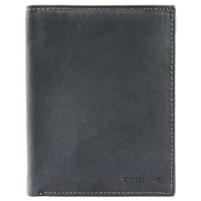 Excellanc heren portemonnee leer Billfold Grijs