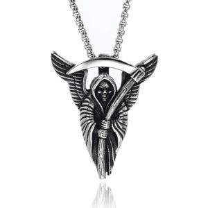 Heren ketting Magere Hein Zilverkleurig Edelstaal