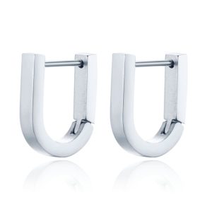Heren Oorbellen LGT JWLS Geometric shape 1 – Zilver