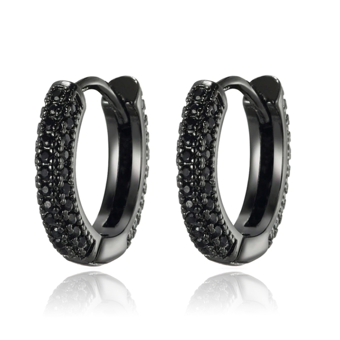 Heren Oorringen Tom Jaxon – Luxury Black