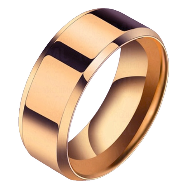 Heren ring Titanium Rose 8mm-18mm