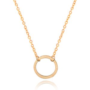 Hippe dames ketting Circle Rose