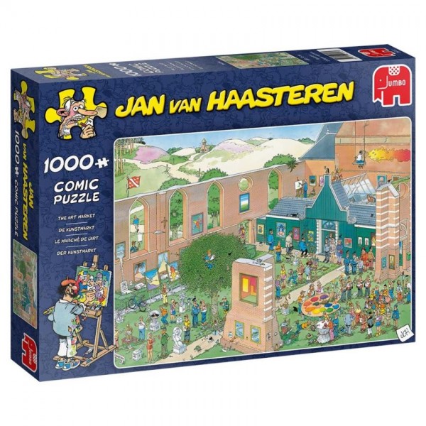 Jan van Haasteren De Kunstmarkt – 1000 stukjes