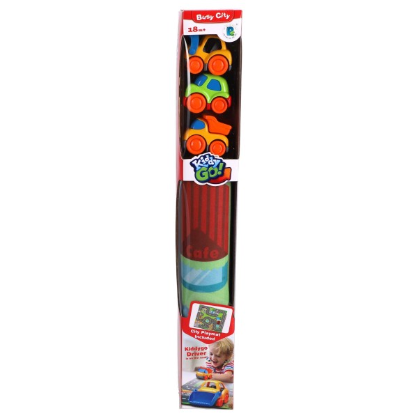 Kiddy Go Speelmat Met 3 Auto’s Pre School