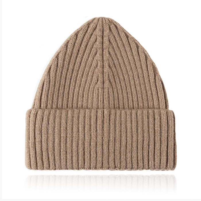 Korte Beanie Muts – Khaki