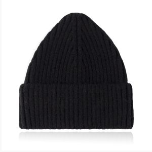 Korte Beanie Muts – Zwart