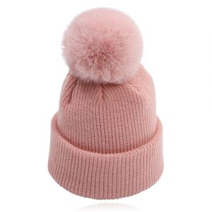 LGT JWLS Dames Beanie in Roze – Met Pompon