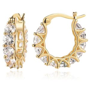 LGT JWLS Elegante Oorringen – 11 Zirkonia Zilver