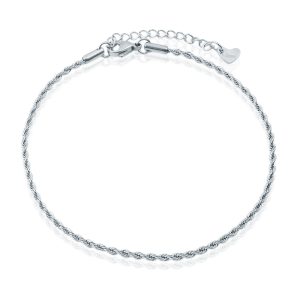 LGT JWLS Enkelband Rope Zilver – 2mm