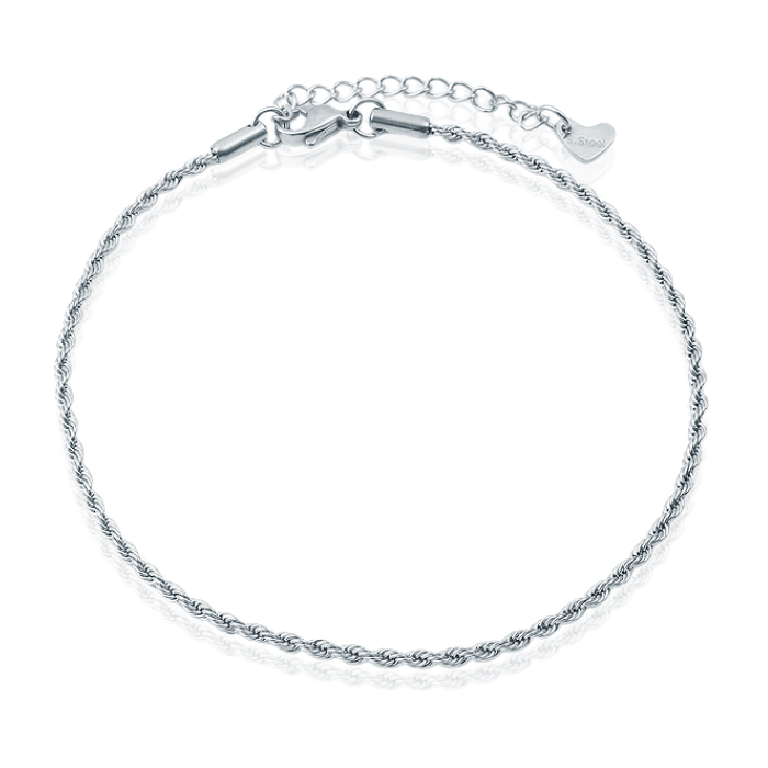 LGT JWLS Enkelband Rope Zilver – 2mm