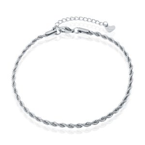 LGT JWLS Enkelband Rope Zilver – 3mm