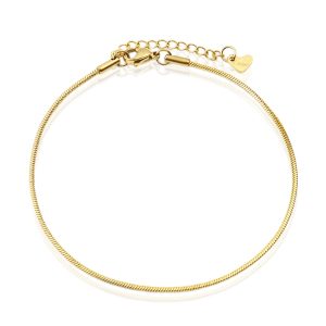 LGT JWLS Enkelband Serpentine Goudkleurig – 1mm