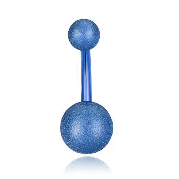 LGT JWLS Navelpiercing Matte afwerking – Blauw