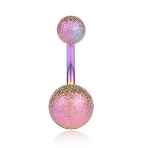 LGT JWLS Navelpiercing Matte afwerking – Holografisch