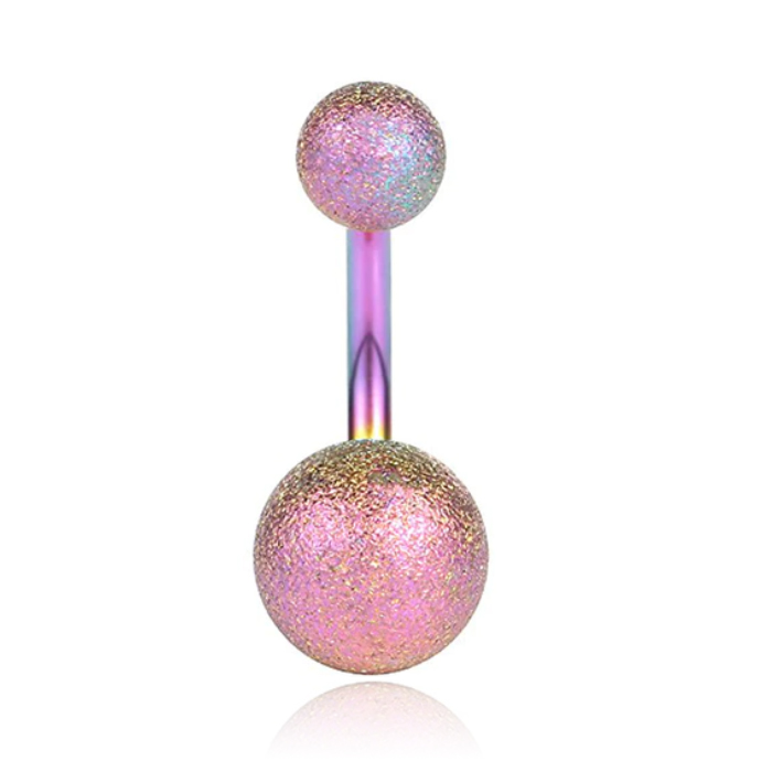 LGT JWLS Navelpiercing Matte afwerking – Holografisch