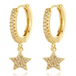 LGT JWLS Oorringen met Ster Hanger – Star Goudkleurig
